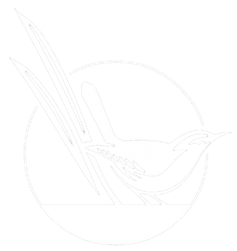 north coast land conservancy white logo
