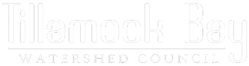 tillamook bay watershed white logo