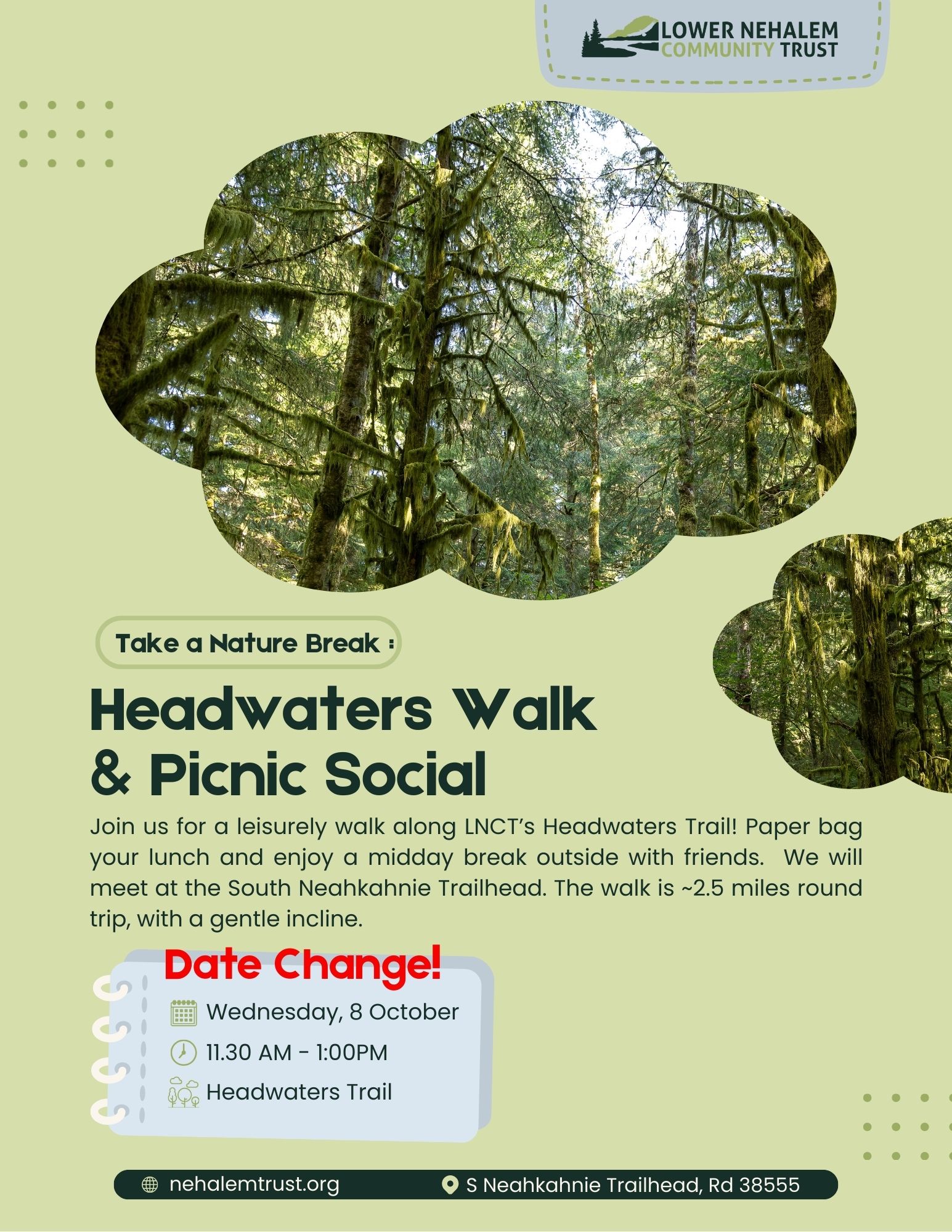 Oct 8 Take a nature break